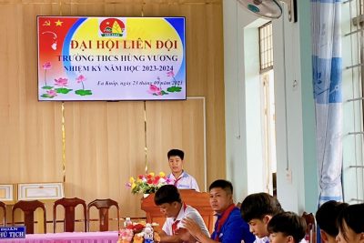 ĐẠI HỘI LIÊN ĐỘI TRƯỜNG THCS HÙNG VƯƠNG