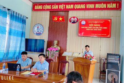 HỘI NGHỊ BAN ĐẠI DIỆN CHA MẸ HỌC SINH NĂM HỌC 2024-2025