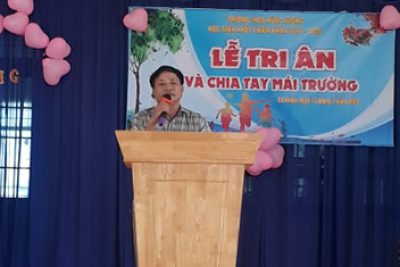 LỄ TRI ÂN VÀ CHIA TAY MÁI TRƯỜNG