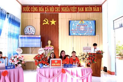 ĐẠI HỘI CÔNG ĐOÀN TRƯỜNG THCS HÙNG VƯƠNG LẦN THỨ IX NHIỆM KÌ 2023-2028