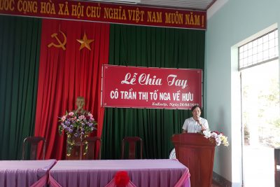 LỄ CHIA TAY CÔ TRẦN THỊ TỐ NGA VỀ HƯU