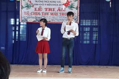 LỄ TRI ÂN VÀ CHIA TAY MÁI TRƯỜNG CỦA HỌC SINH KHỐI 9 NIÊN KHÓA 2015-2019 TRƯỜNG THCS HÙNG VƯƠNG