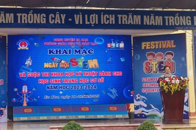 NGÀY HỘI STEM-CUỘC THI KHKT CẤP HUYỆN DÀNH CHO HS THCS NĂM HỌC 2023-2024