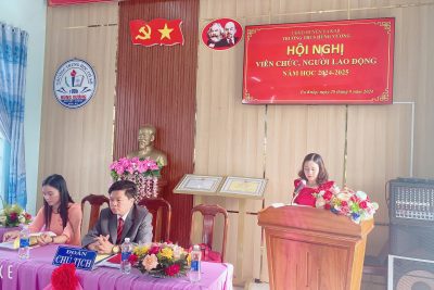 HỘI NGHỊ VIÊN CHỨC, NGƯỜI LAO ĐỘNG NĂM HỌC 2024-2025