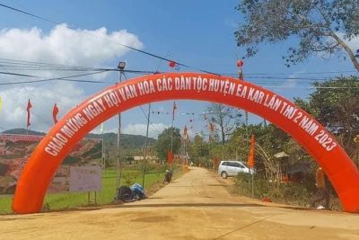 THAM GIA NGÀY HỘI VĂN HÓA CÁC DÂN TỘC HUYỆN EAKAR LẦN THỨ 2 NĂM 2023
