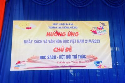 HƯỞNG ỨNG NGÀY SÁCH VÀ VĂN HÓA ĐỌC VIỆT NAM 21/4/2023