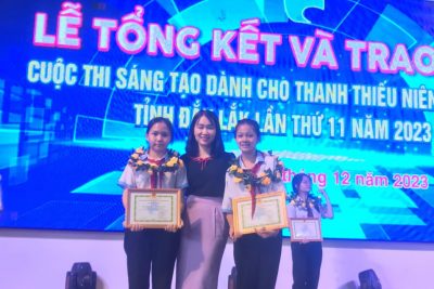 THAM GIA CUỘC THI SÁNG TẠO THANH THIẾU NIÊN NHI ĐỒNG TỈNH ĐĂK LĂK