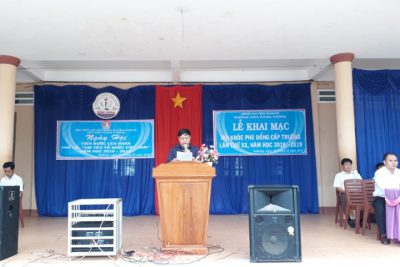 HỘI KHỎE PHÙ ĐỔNG CẤP TRƯỜNG NĂM HỌC 2018-2019