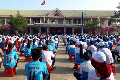 TRƯỜNG THCS HÙNG VƯƠNG TỔ CHỨC THÀNH CÔNG NGÀY HỘI “THIẾU NHI VUI KHỎE – TIẾN BƯỚC LÊN ĐOÀN” NGÀY 26.3.2018