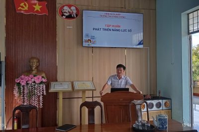 Tập huấn chuyển đổi số: Tăng cường kỹ năng dạy học cho giáo viên THCS Hùng Vương