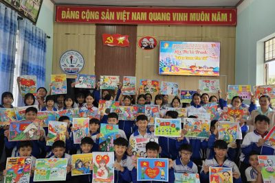 CUỘC THI VẼ TRANH “ĐẢNG TRONG TIM EM” CHÀO MỪNG ĐẠI HỘI ĐẢNG TOÀN QUỐC LẦN THỨ XIV