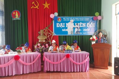 ĐẠI HỘI LIÊN ĐỘI TRƯỜNG THCS HÙNG VƯƠNG NĂM HỌC 2018 – 2019 (Thứ 7 ngày 29/9/2018)